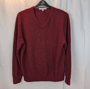 Harry Rosen Cashmere V-Neck Sweater Size L In VGUC